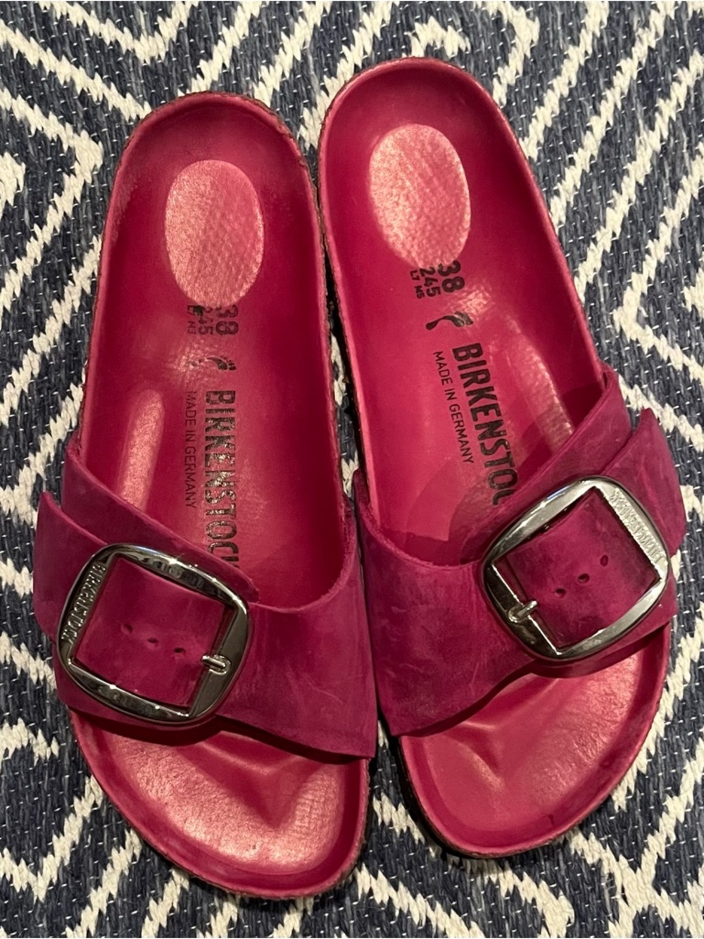 Fuchsia Birkenstock Madrid Big Buckle